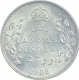 Silver Two Annas Coin of King Edward VII of Calcutta Mint of 1908.