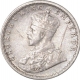 Silver Two Annas Coin of King George V of Bombay Mint of 1915.