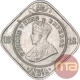 Copper Nickel Two Annas Coin of King George V of Calcutta Mint of 1918.