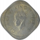 Copper Nickel Two Annas Coin of King George VI of Calcutta Mint of 1946.