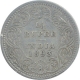 Silver Quarter Rupee of Victoria Empress of Calcutta Mint of 1893.