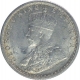 Silver Quarter Rupee Coin of King George V of Bombay Mint of 1912.