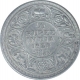 Silver One Quarter Rupee Coin of King George V of Bombay Mint of 1928.