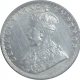 Silver One Quarter Rupee Coin of King George V of Bombay Mint of 1928.