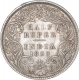 Silver Half Rupee Coin of Victoria Empress of Bombay Mint of 1899.