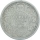 Silver Half Rupee Coin of King George V of Bombay Mint of 1916.