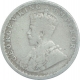 Silver Half Rupee Coin of King George V of Bombay Mint of 1916.