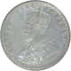 Silver Half Rupee Coin of King George V of Calcutta Mint of 1921.