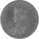 Silver Half Rupee Coin of King George V of Calcutta Mint of 1925.