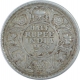 Silver Half Rupee Coin of King George V of Calcutta Mint of 1926.