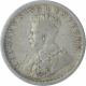 Silver Half Rupee Coin of King George V of Calcutta Mint of 1927.