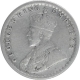 Silver Half Rupee Coin of King George V of Calcutta Mint of 1933.