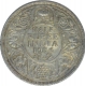 Silver Half Rupee Coin of King George V of Bombay Mint of 1936.