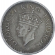 Rare Silver Half Rupee Coin of King George VI of Calcutta Mint of 1939.