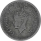 Silver Half Rupee Coin of King George VI of Bombay Mint of 1943. 