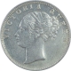 Silver One Rupee Coin of Victoria Queen of Bombay Mint of 1840.