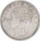 Silver One Rupee Coin of Victoria Queen of Bombay Mint of 1840.