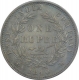 Silver One Rupee Coin of Victoria Queen of Calcutta Mint of 1840.