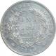 Silver One Rupee Coin of Victoria Queen of Madras Mint of 1840.