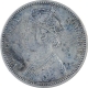 Silver One Rupee Coin of Victoria Empress of Bombay Mint of 1889.