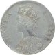 Silver One Rupee Coin of Victoria Empress of Calcutta Mint of 1901.