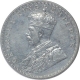 Silver One Rupee Coin of King George V of Calcutta Mint of 1915.