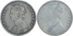 Silver One Rupee Coins of Victoria Empress of Different Mint of 1901.