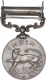 Silver General Service Medal of King George VI of North Western Frontier.