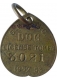 Copper Dog License Token of Greater Bombay Municipal Corporation.