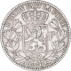 Silver Five Francs Coin of Leopold II of Belgium.