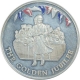 Copper Nickel Fifty Pence Coin of Queen Elizabeth II of Falkland Island.