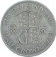 Silver Half Crown Coin of George VI of London Royal Mint of United Kingdom. 