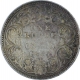 Error Silver One Rupee Coin of Victoria Empress of Calcutta Mint of 1877.