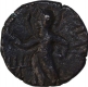 Copper Drachma Coin of Kanishka I of Kushana Dynasty of Moon Type.