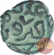 Copper Adli Coin of Jalal ud din Firuz Shah of Hadrat Delhi Mint of Delhi Sultanate.