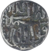 Silver Half Rupee Coin of Akbar of Mulher Mint.