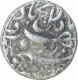 Silver One Rupee Coin of Akbar of Allahabad Mint.  