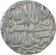 Silver One Rupee Coin of Akbar of Hadrat Delhi Dar ul Mulk Mint.