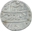 Silver One Rupee Coin of Aurangzeb Alamgir of Lakhnau Mint.