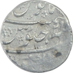 Silver One Rupee Coin of Aurangzeb Alamgir of Lakhnau Mint.