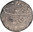 Silver One Rupee Coin of Aurangzeb Alamgir of Shahjahanabad Dar Ul Khilafat Mint.