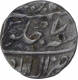 Silver One Rupee Coin of Ahmad Shah Bahadur of Allahabad Mint.