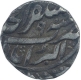 Silver One Rupee Coin of Akbarabad Mustaqir Al Khilafa Mint of Bharatpur State.