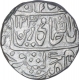 Silver One Rupee Coin of Daulat Rao Sindia of Gwalior State of Narwar Mint.