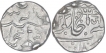 Silver One Rupee Coins of Jankoji Rao of Gwalior Fort Mint of Gwalior State.