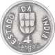 Cupro Nickel Four Tanga Coin of Portuguese Administration of Indo Portuguese.