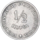 Cupro Nickel Half Rupia Coin of Portuguese Administration of Indo Portuguese.