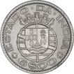 Cupro Nickel Six Escudos Coin of Indo Portuguese.