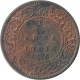 Copper One Twelfth Anna Coin of Victoria Queen of Bombay Mint of 1876.