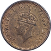 Copper One Twelfth Anna Coin of King George VI of Bombay Mint of 1941.